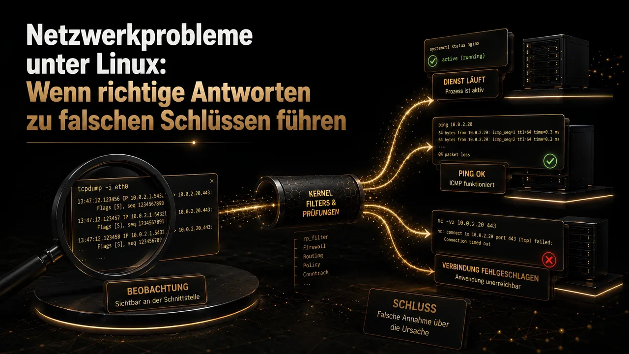 Werkzeuge wie tcpdump oder dig lügen nicht – sie beantworten nur oft eine andere Frage, als man gestellt hat.