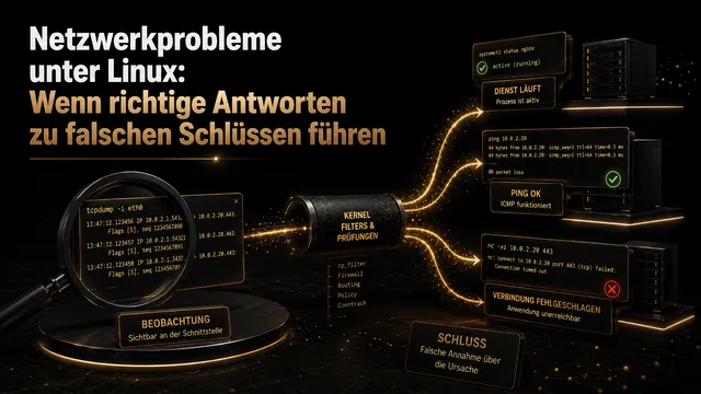 Werkzeuge wie tcpdump oder dig lügen nicht – sie beantworten nur oft eine andere Frage, als man gestellt hat.